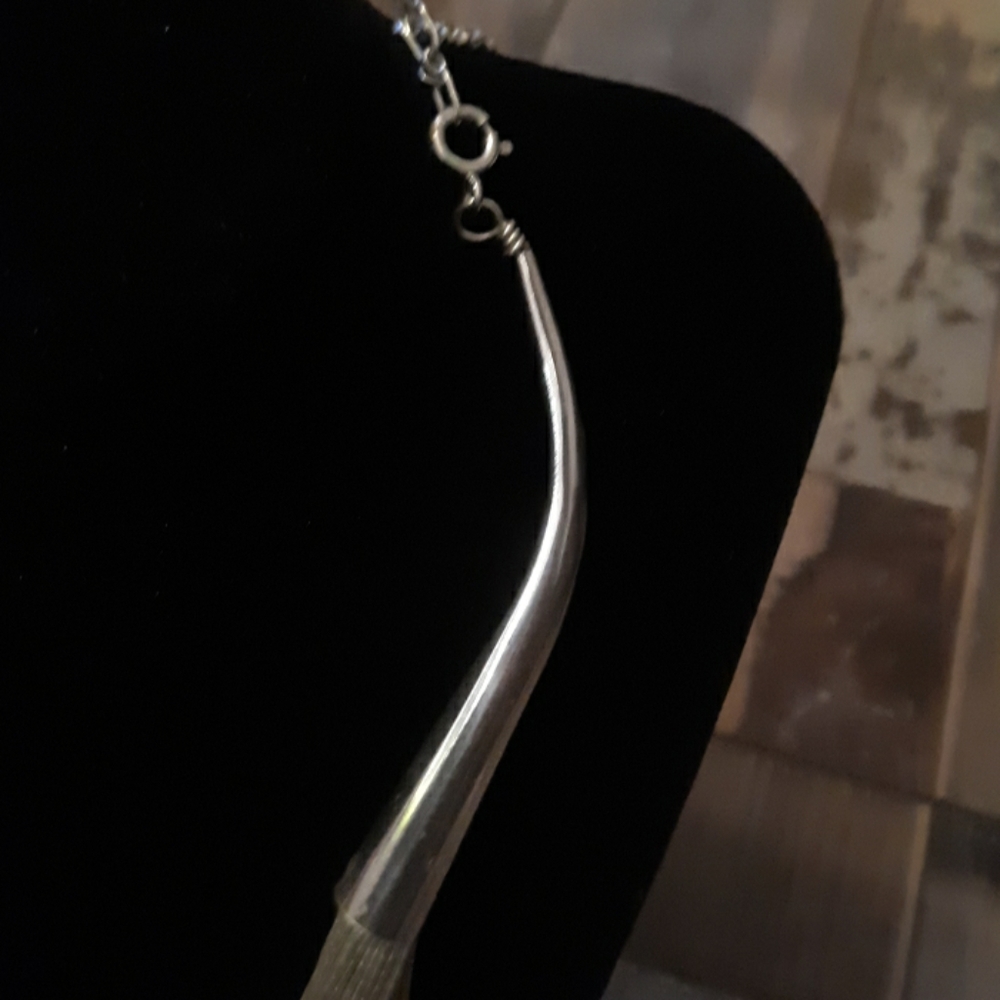 Southwestern sterling necklace - Picture 3 of 5